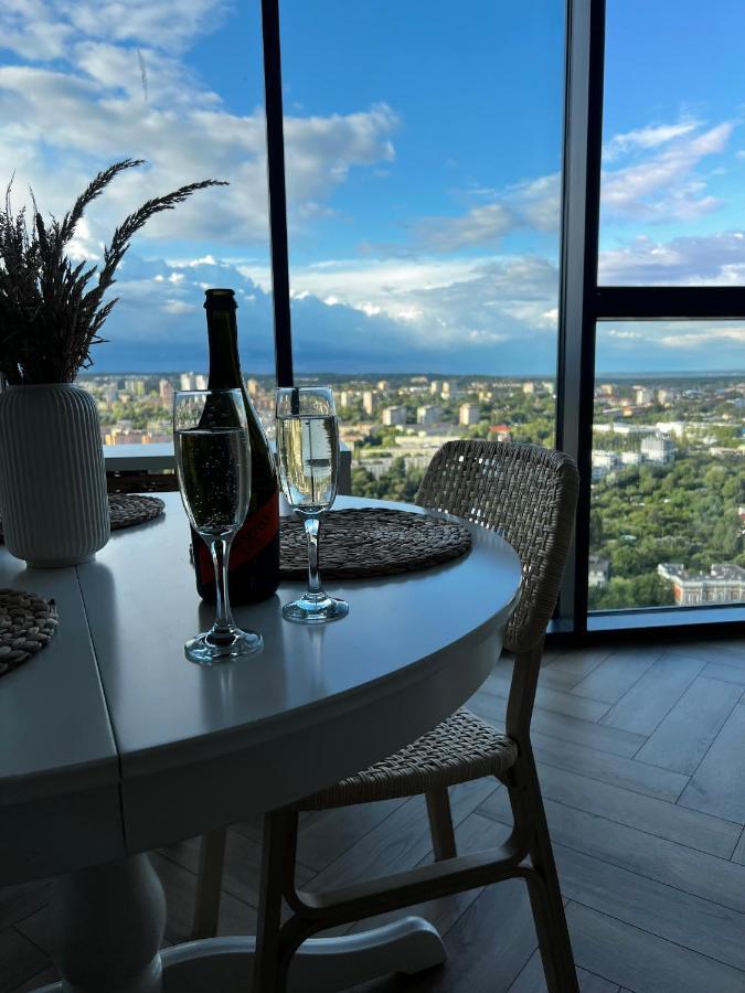 Hanza Tower Szczecin, Floor 21, City - River View Exteriör bild